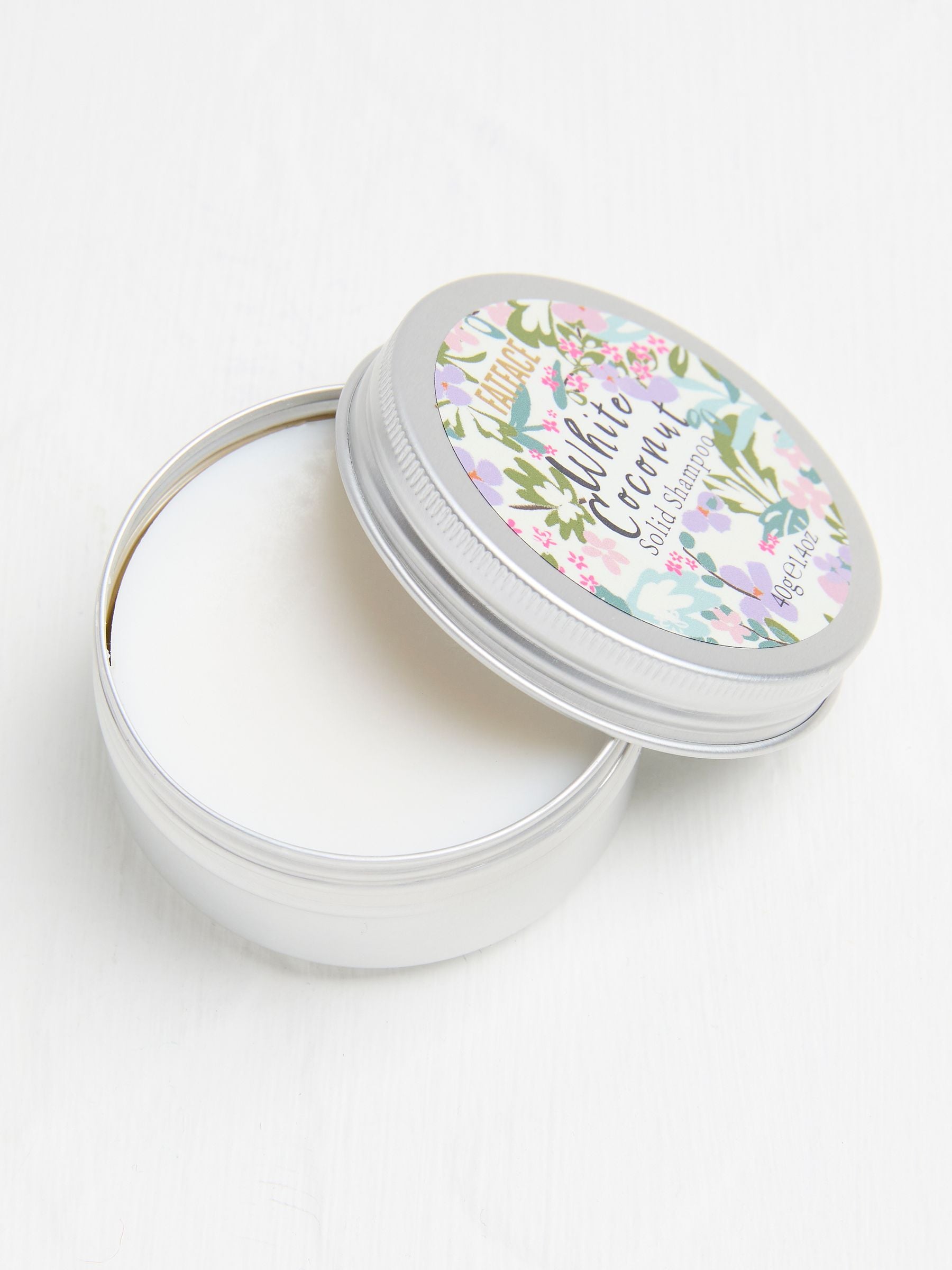 White Coconut Orange & Neroli Solid Shampoo in a Tin