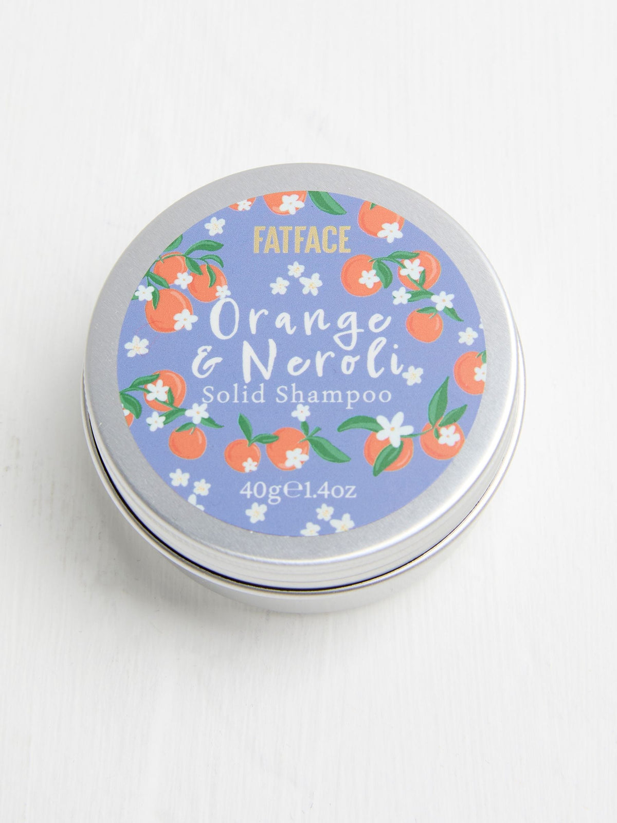 Orange & Neroli Solid Shampoo in a Tin