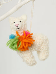 White Alpaca Decoration