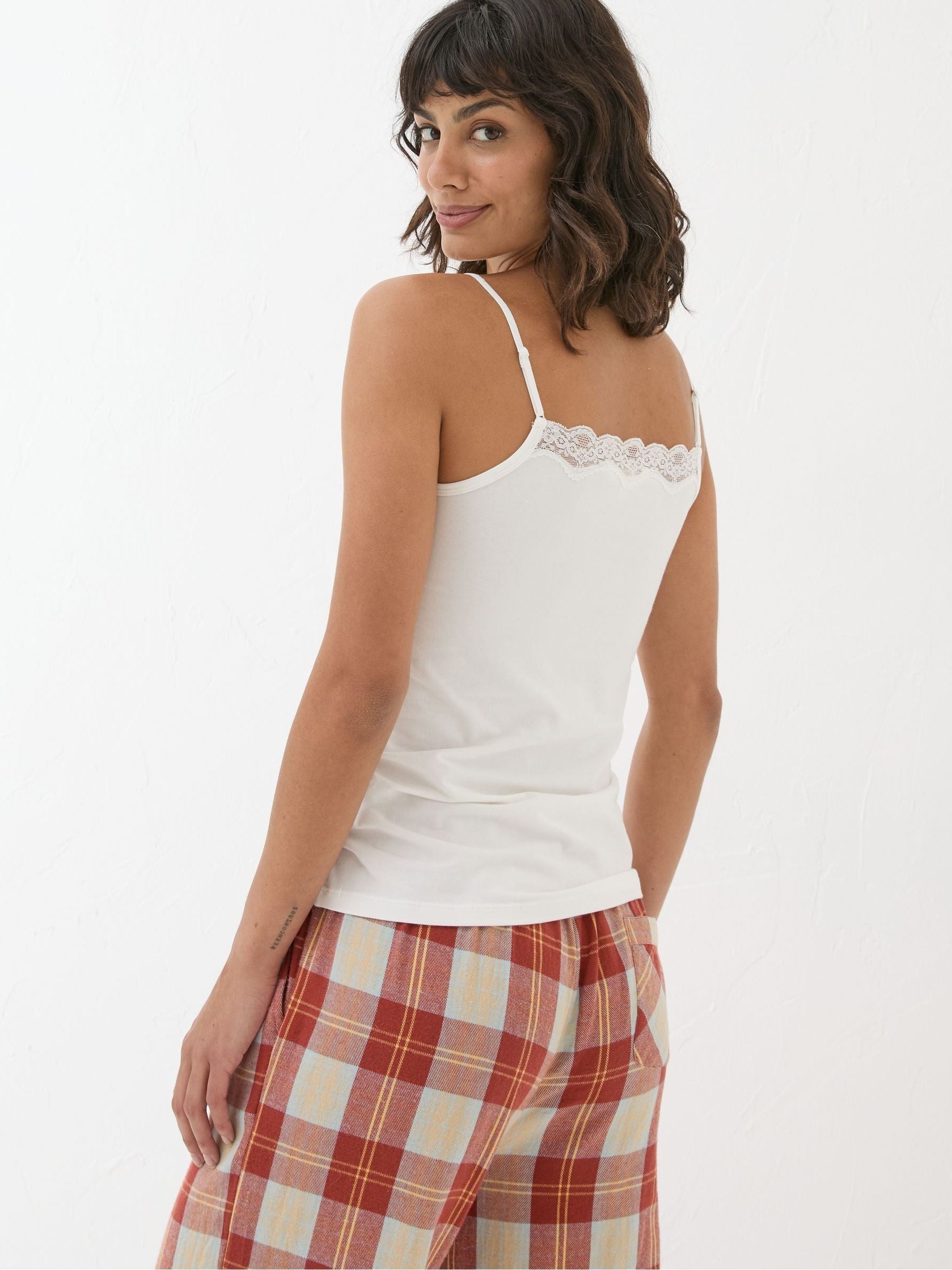 White V-Neck Vest