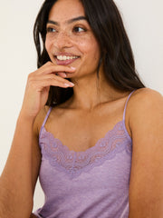 Lilac Purple V-Neck Vest