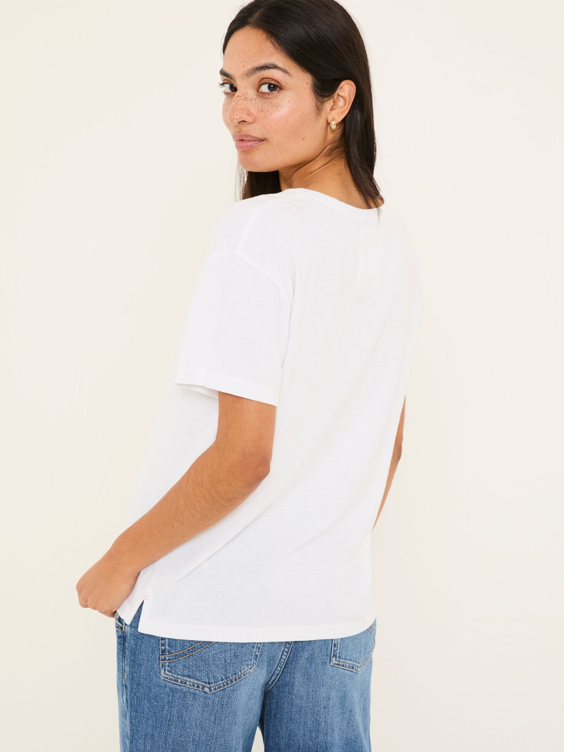Lily White 100% Cotton T-Shirt