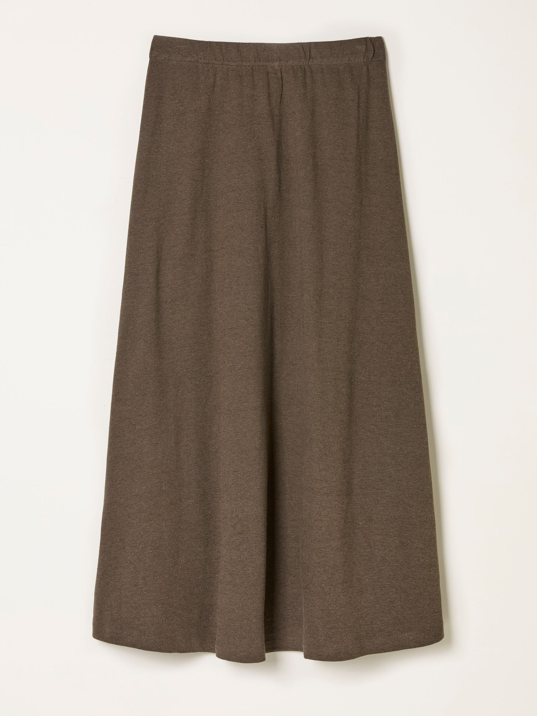 Kitty Chocolate Brown Jersey Maxi Skirt