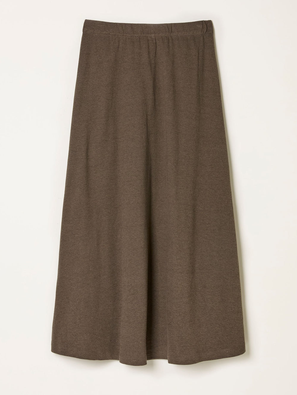 Kitty Chocolate Brown Jersey Maxi Skirt