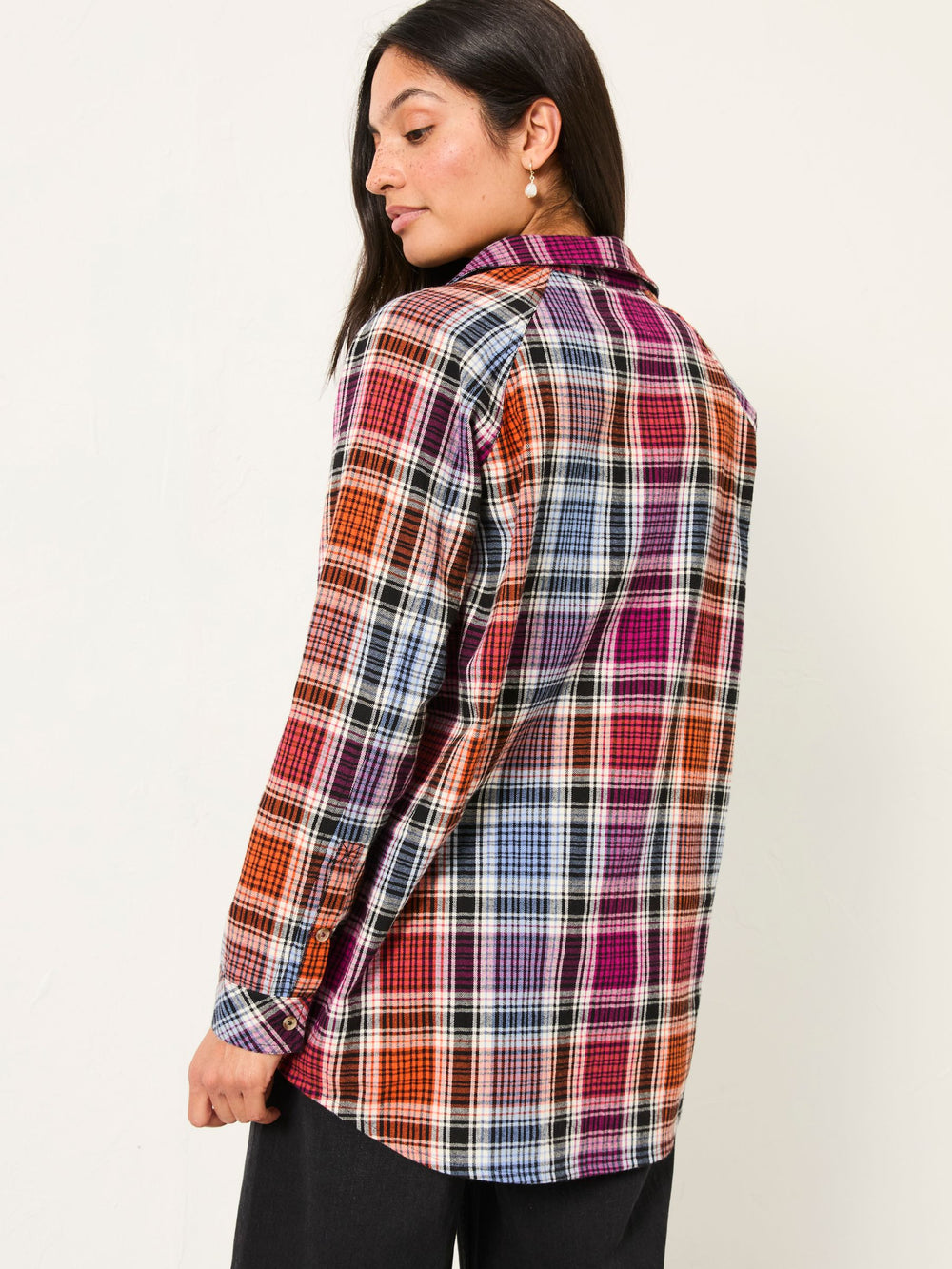 Bessie Plum Purple Check Shirt