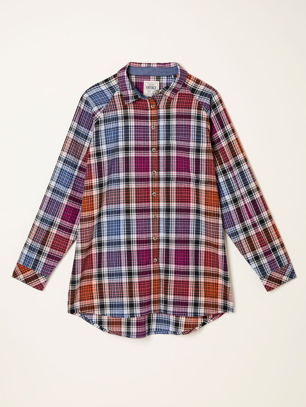 Bessie Plum Purple Check Shirt