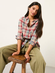 Olivia Red Check Shirt