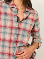Olivia Red Check Shirt