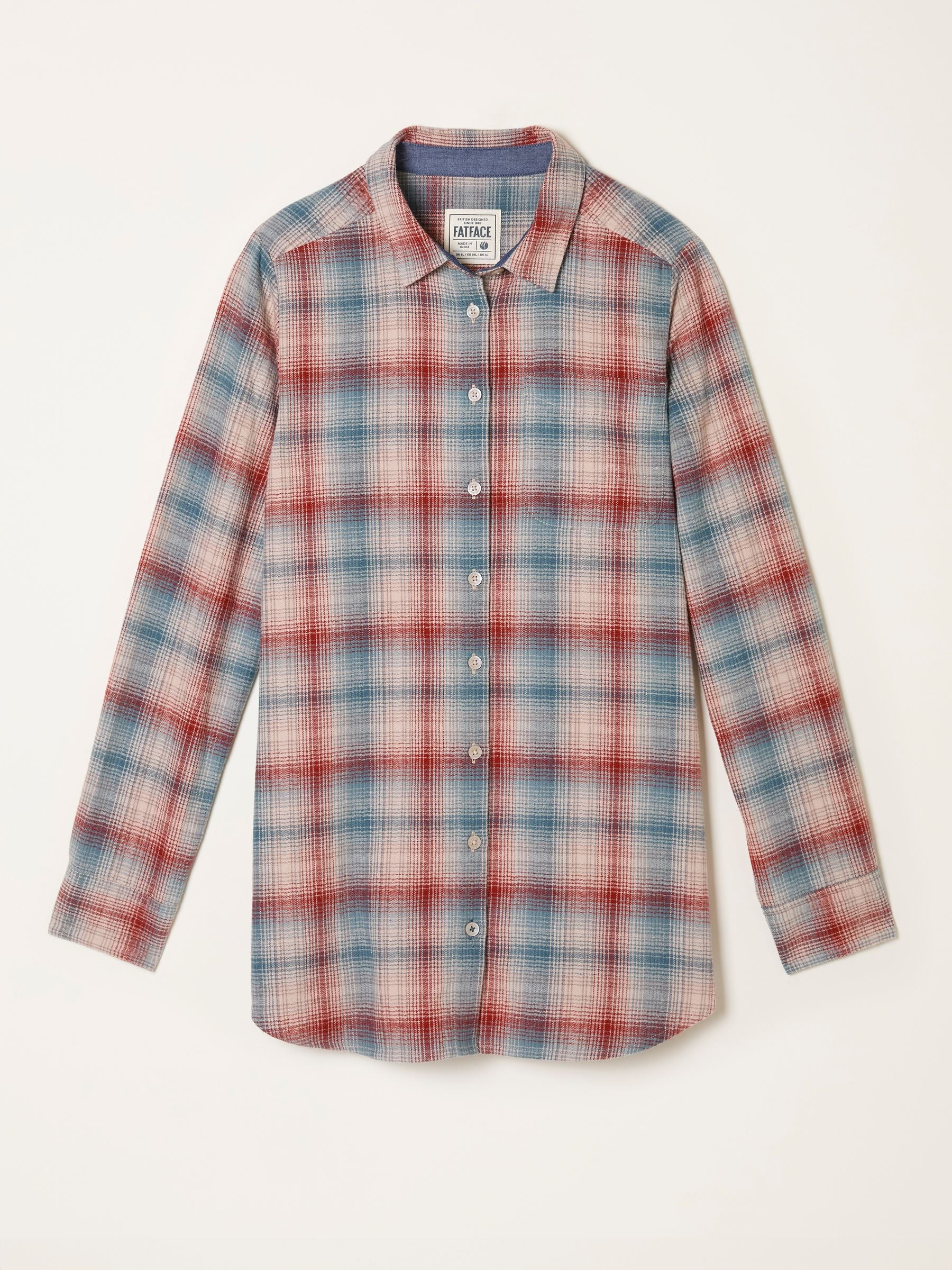 Olivia Red Check Shirt
