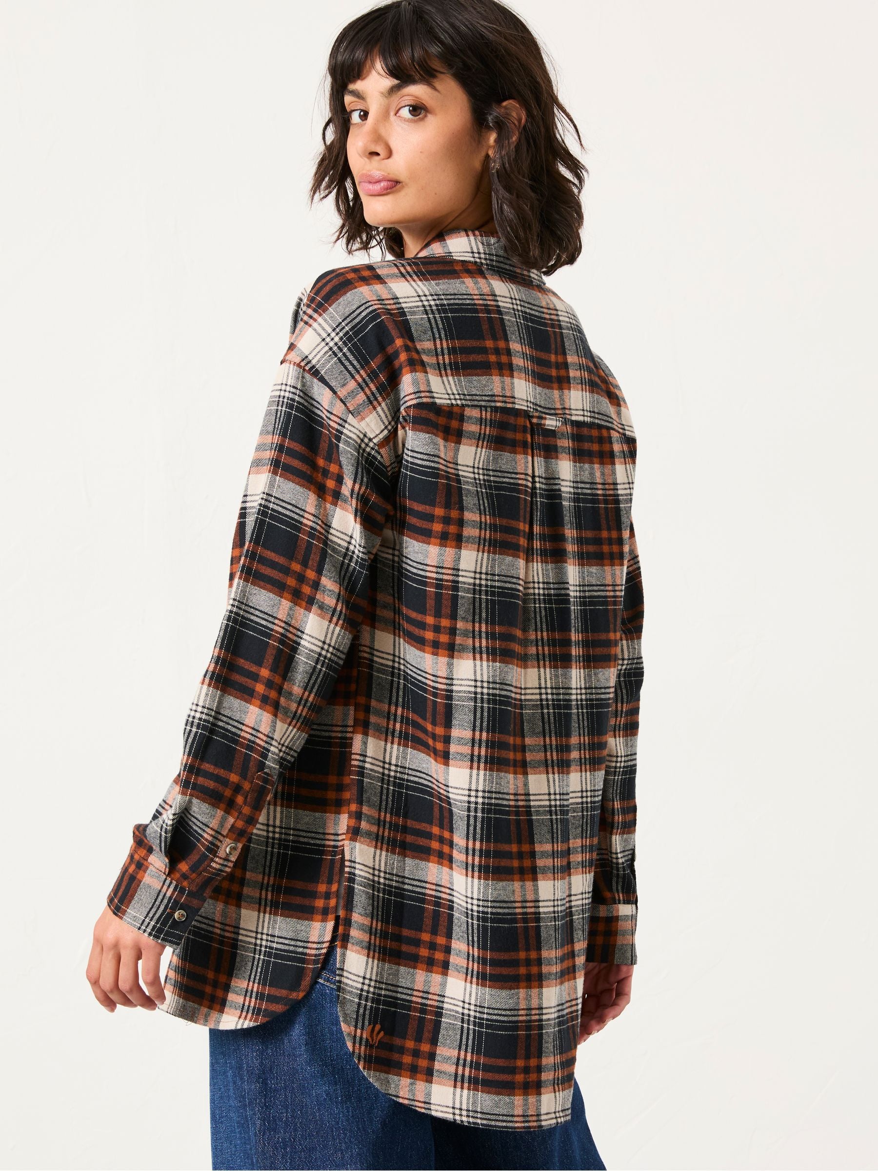 Carolin Black Check Shirt