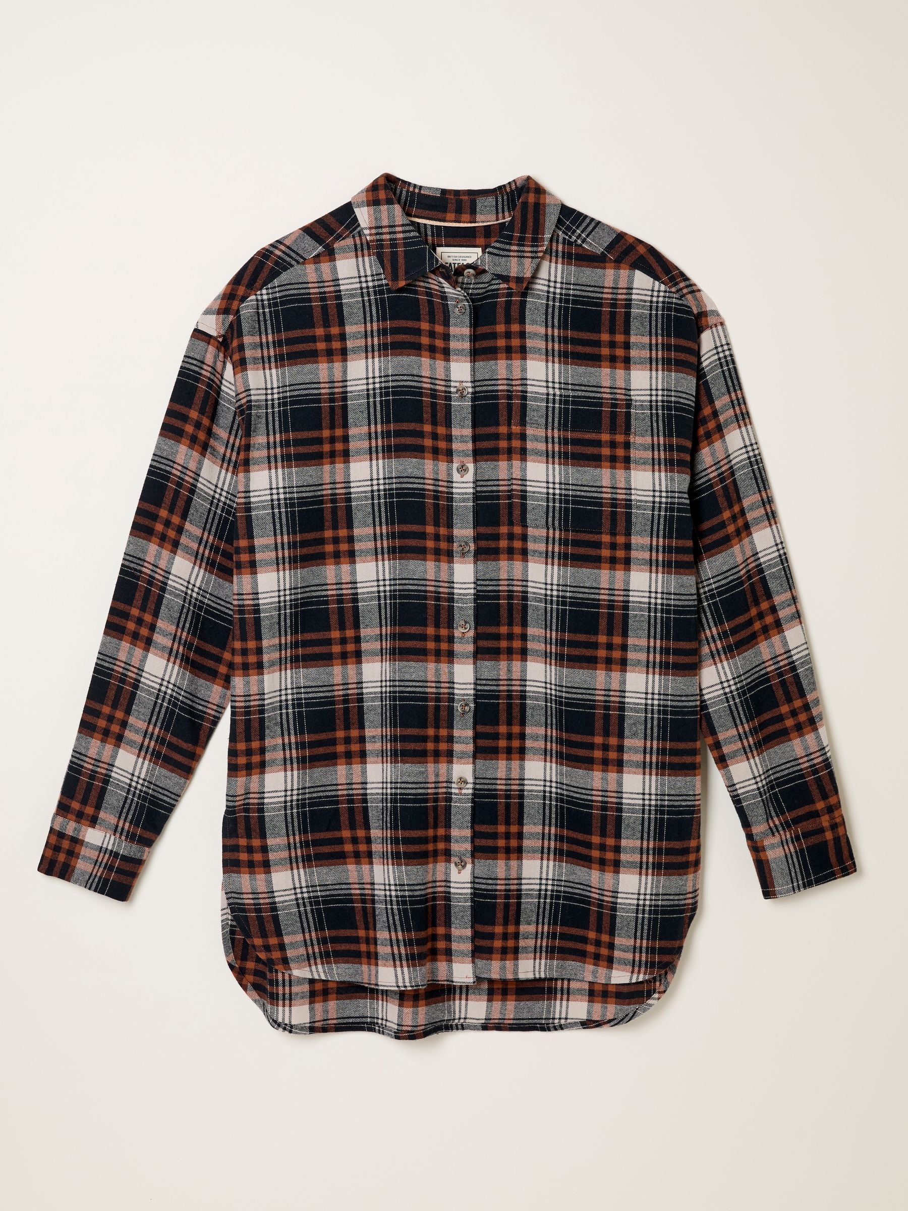 Carolin Black Check Shirt