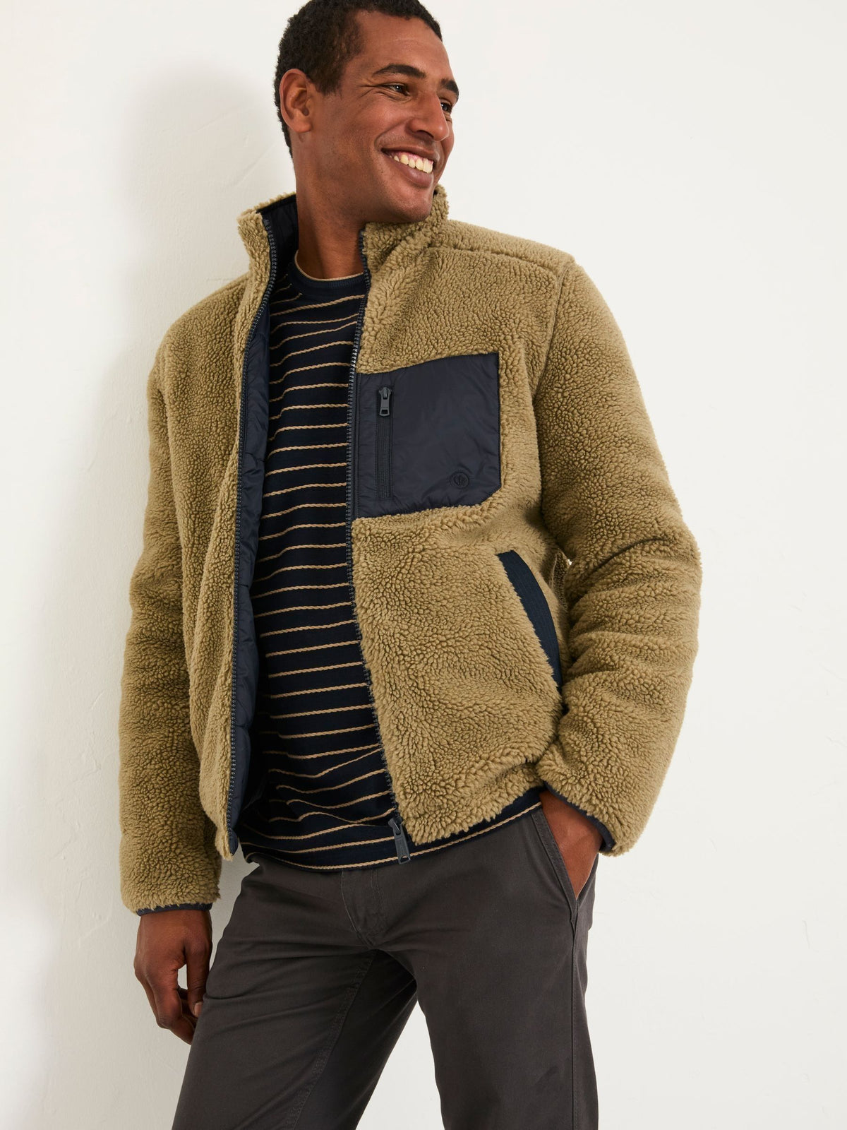 Tromso Khaki Green Fleece Jacket