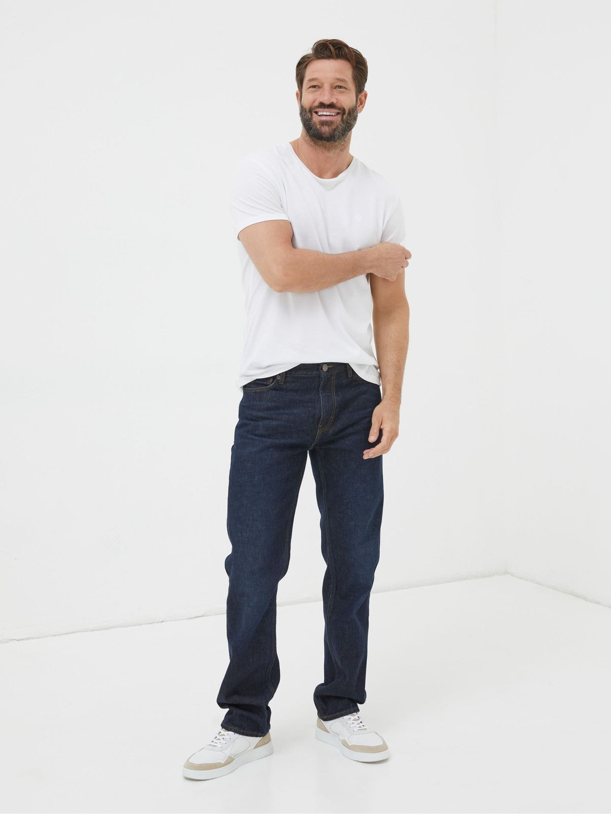 Dark Vintage Blue Straight Fit Straight Fit Jeans