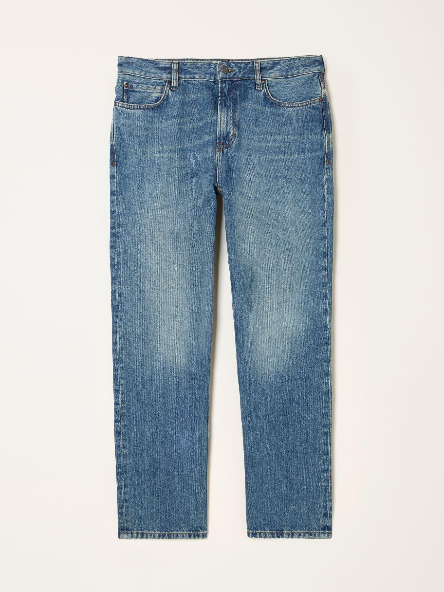 Denim Blue Tint Straight Fit Jeans