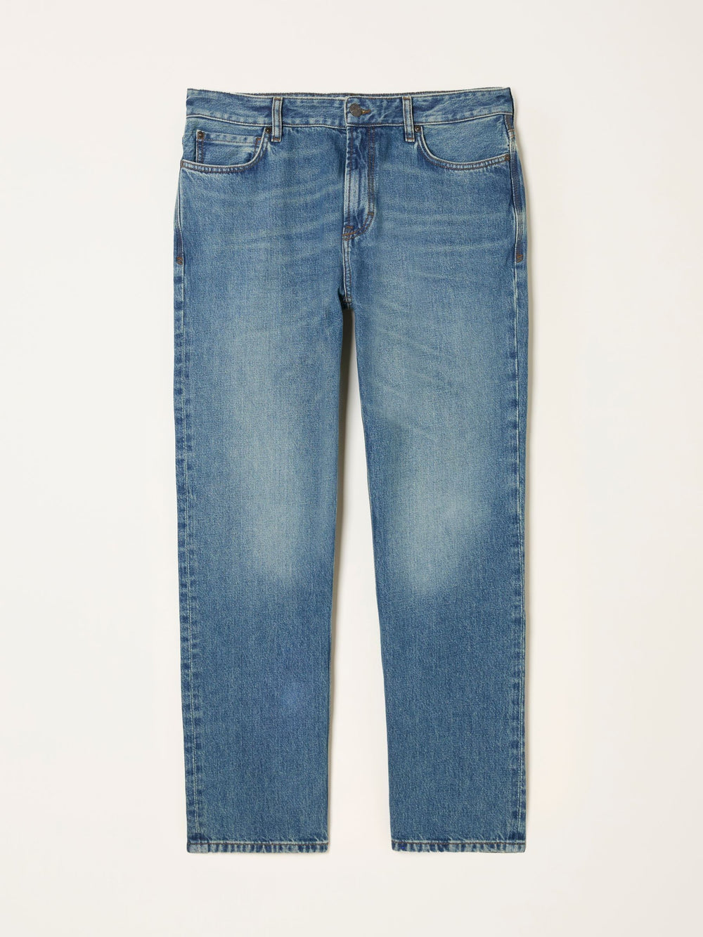 Denim Blue Tint Straight Fit Jeans