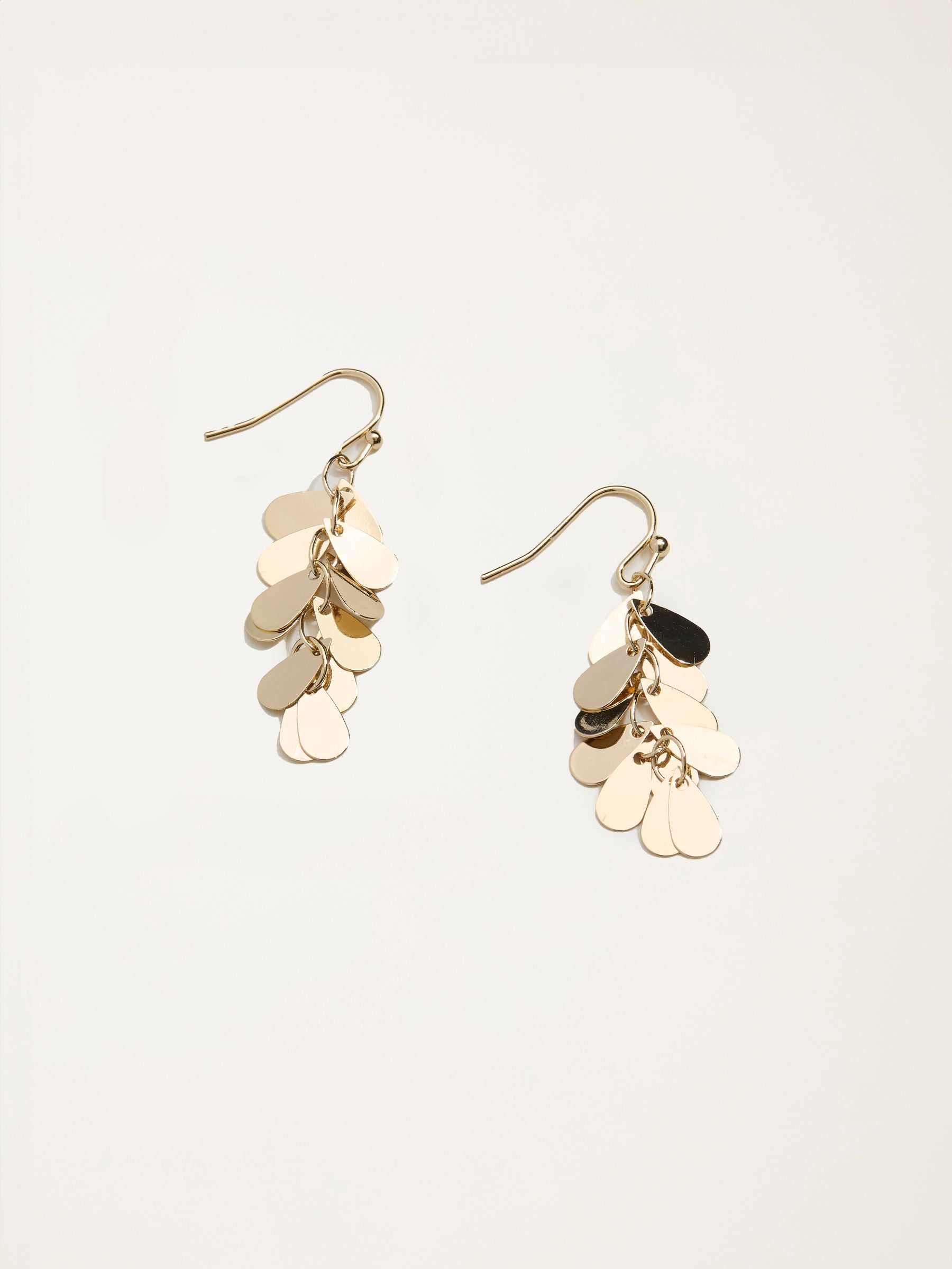 Gold Tone Multi Drop Earrings