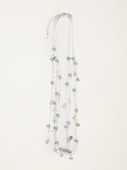 Silver Tone Layered Necklace