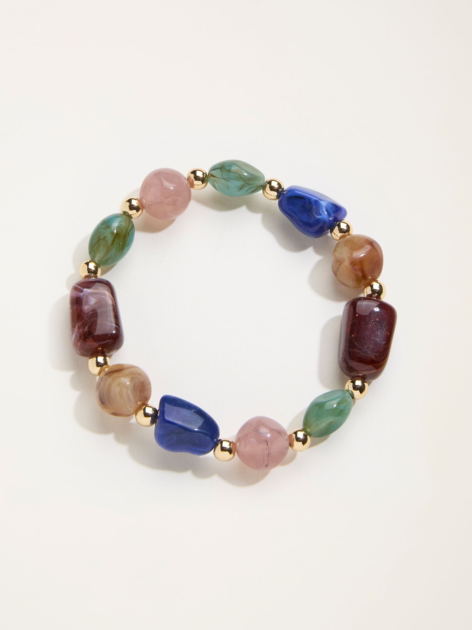 Multi Colour Large Bead Bracelet