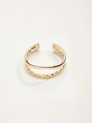 Gold Tone Stacked Ring