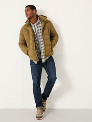 Winkworth Olive Green Hooded Puffer Jacket