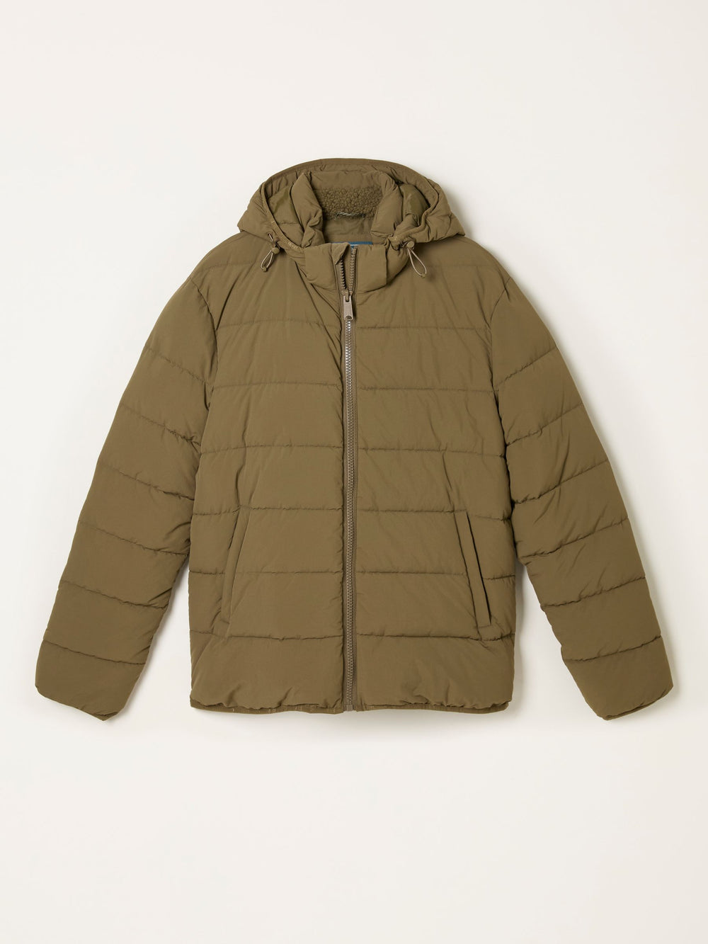 Winkworth Olive Green Hooded Puffer Jacket
