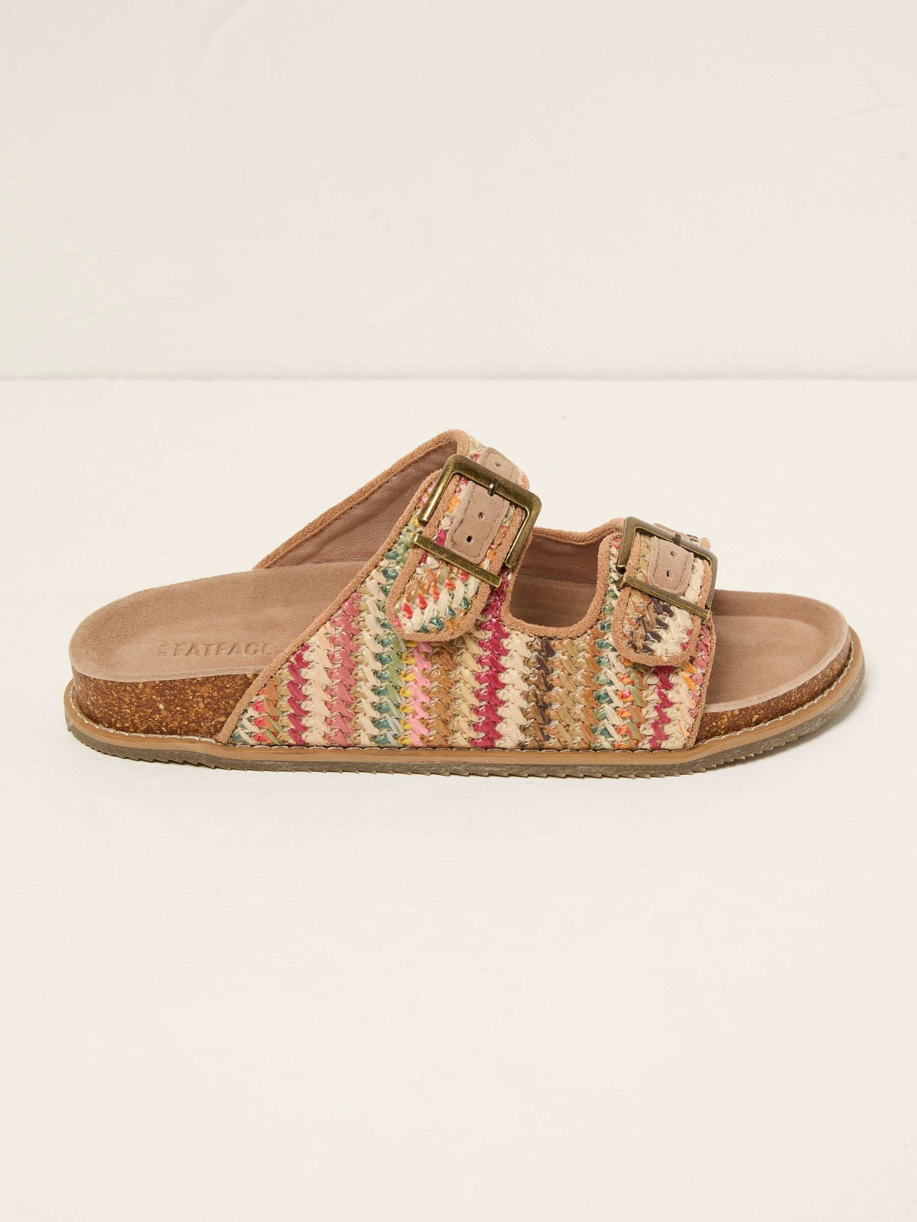 Meldon Multi Raffia Footbed Sandals