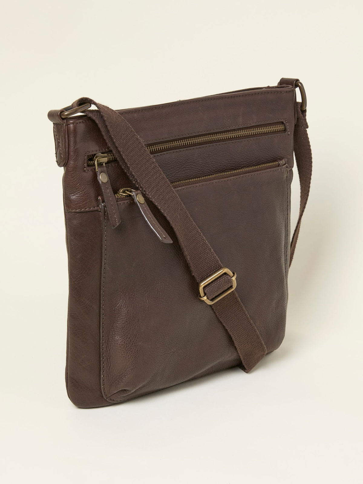 Allie Chocolate Brown Crossbody Bag