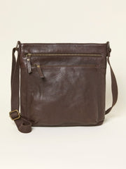 Allie Chocolate Brown Crossbody Bag