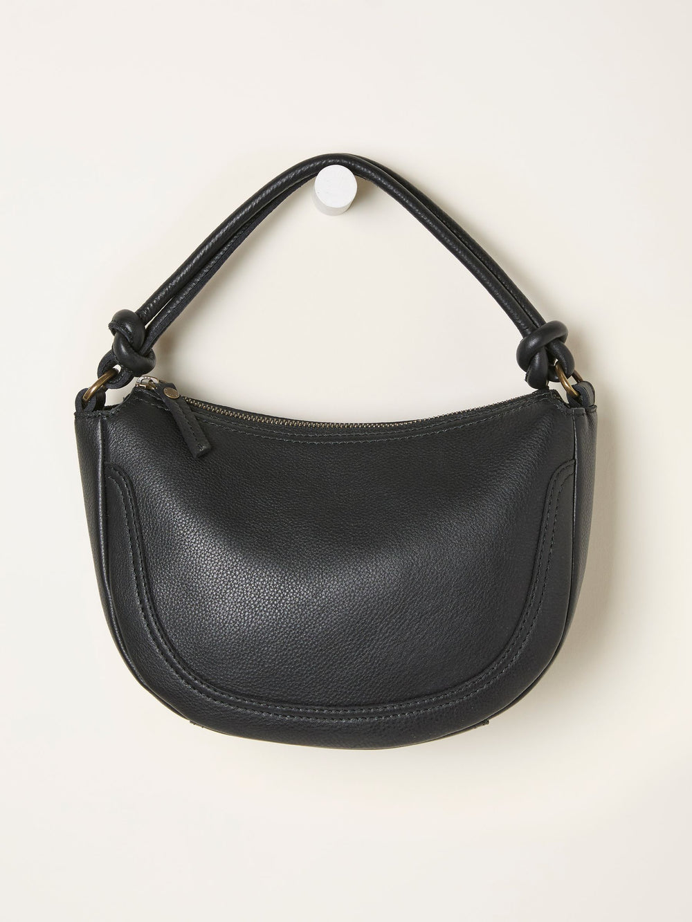 Black Knot Handle Bag