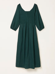 New Adele Teal Blue Regular Midi Dress