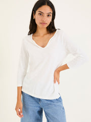 Porter White 100% Cotton T-Shirt