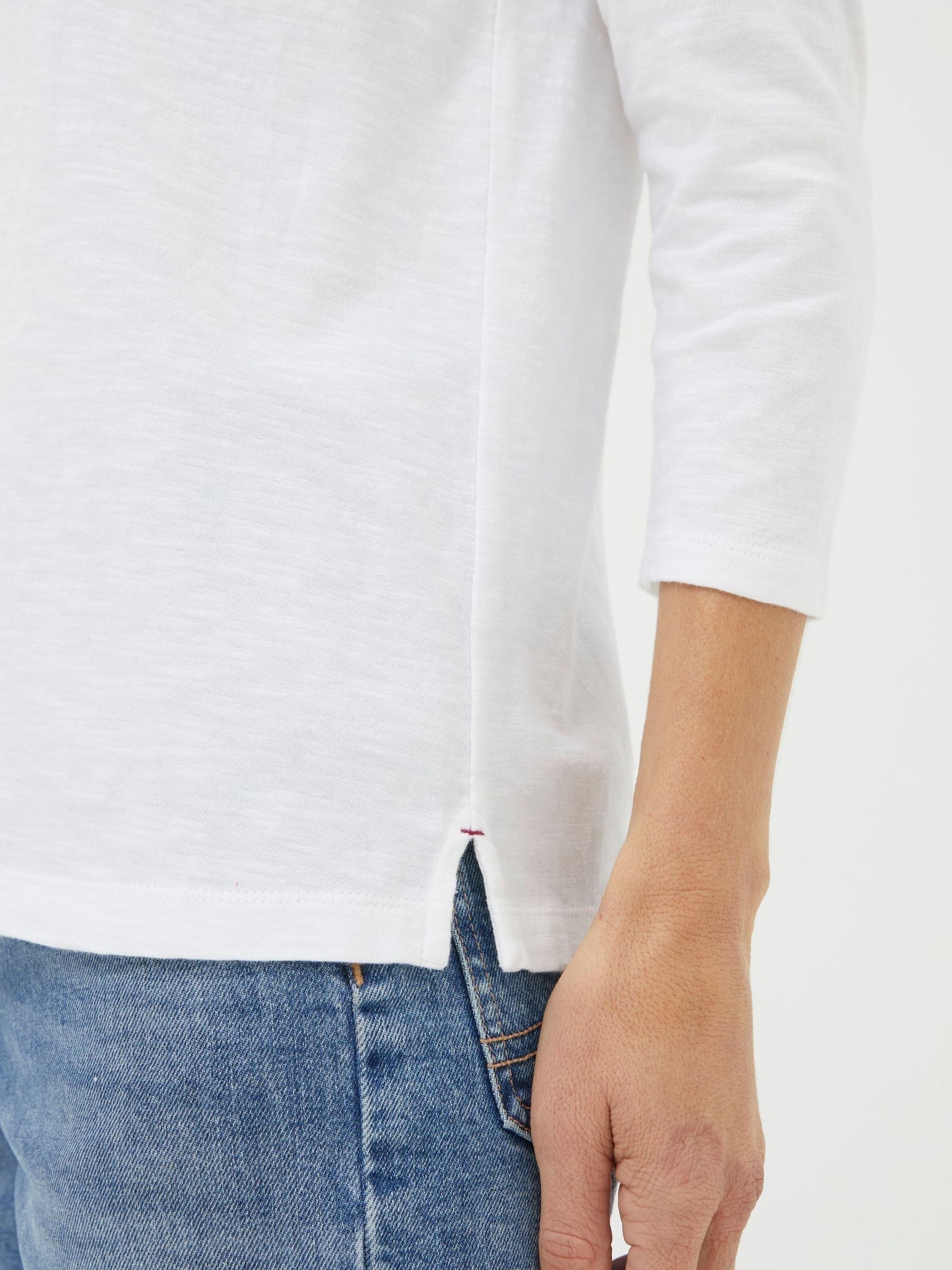 Porter White 100% Cotton T-Shirt