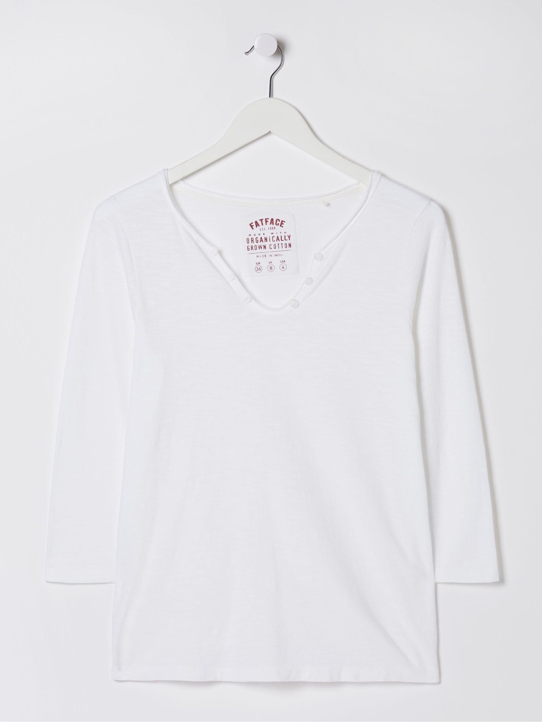 Porter White 100% Cotton T-Shirt
