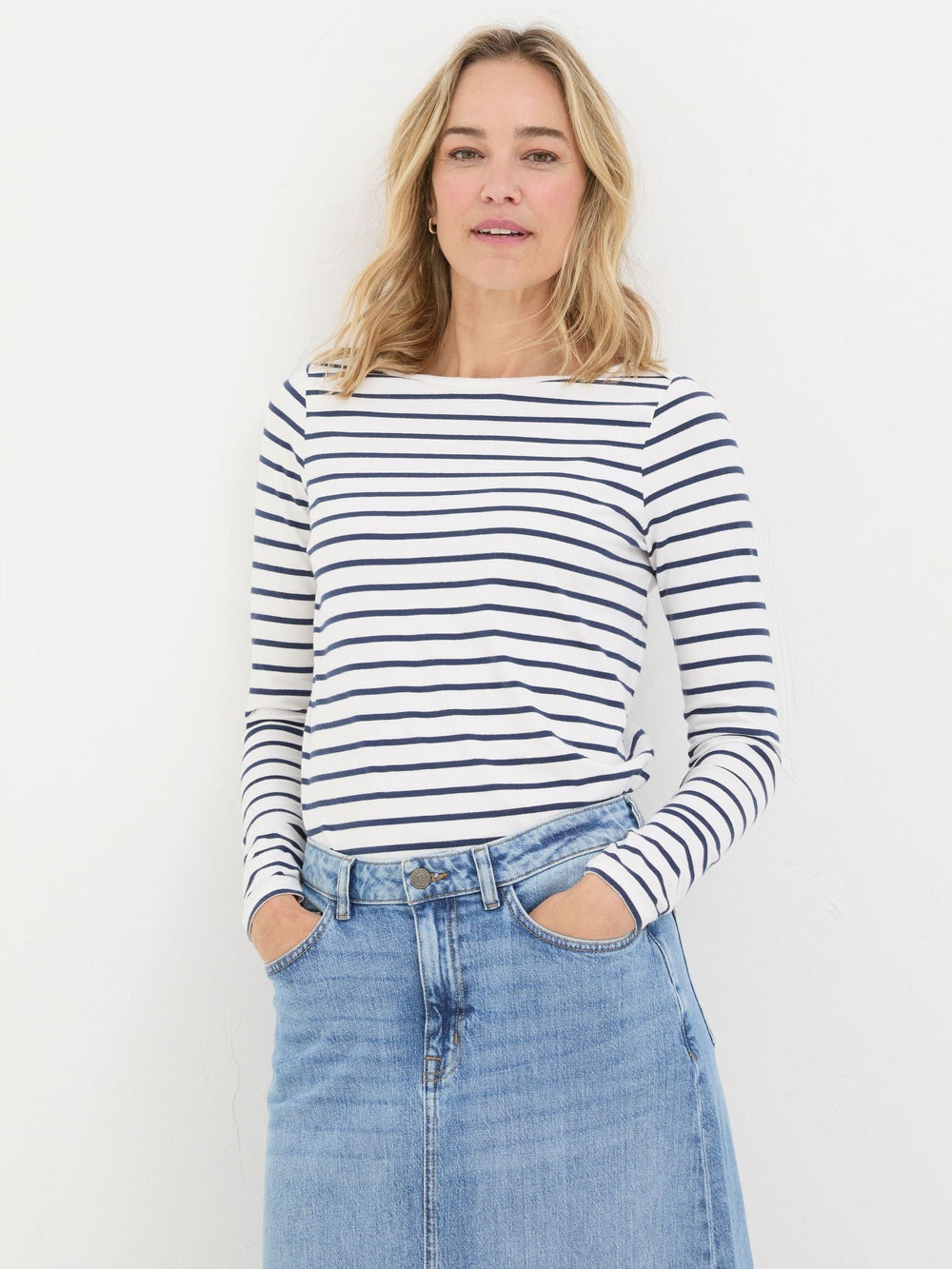 Breton White T-Shirt