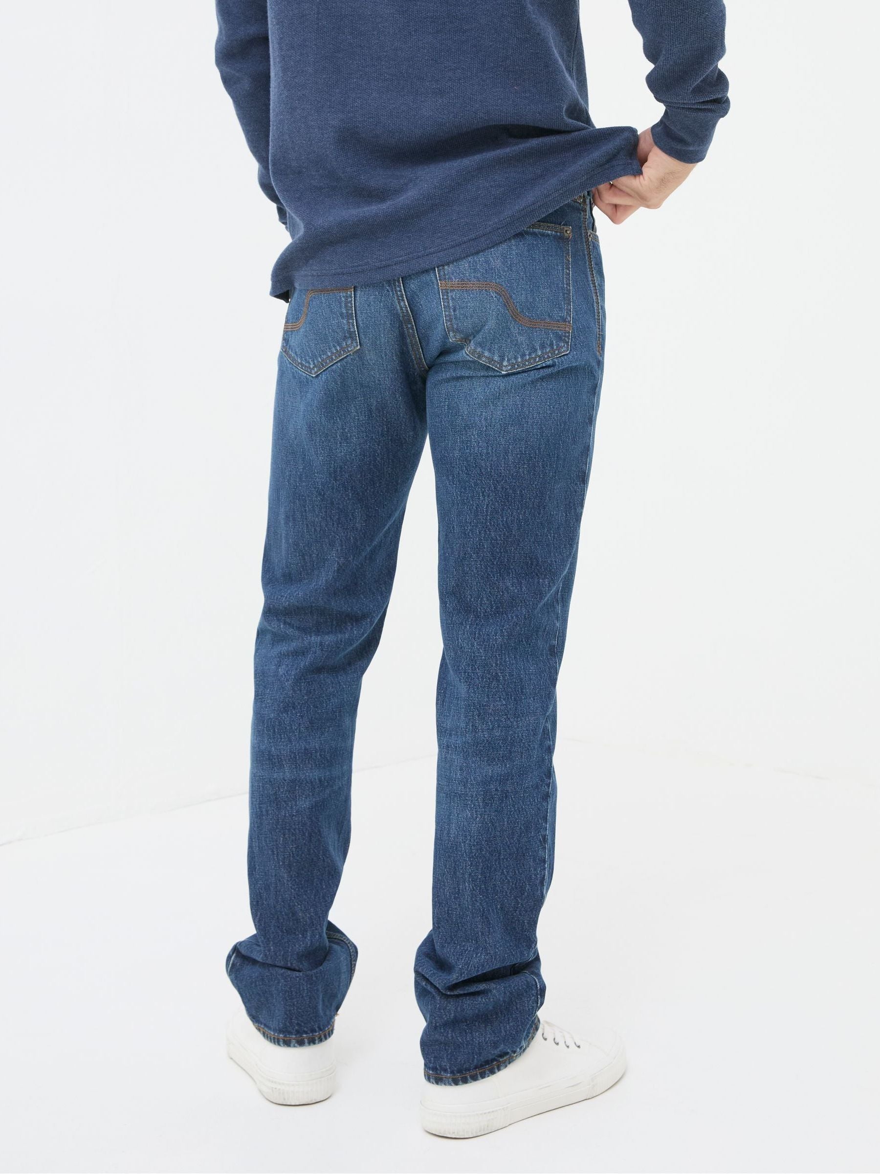 Blue Straight Fit Jeans