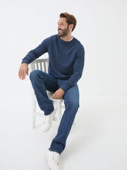 Blue Straight Fit Jeans