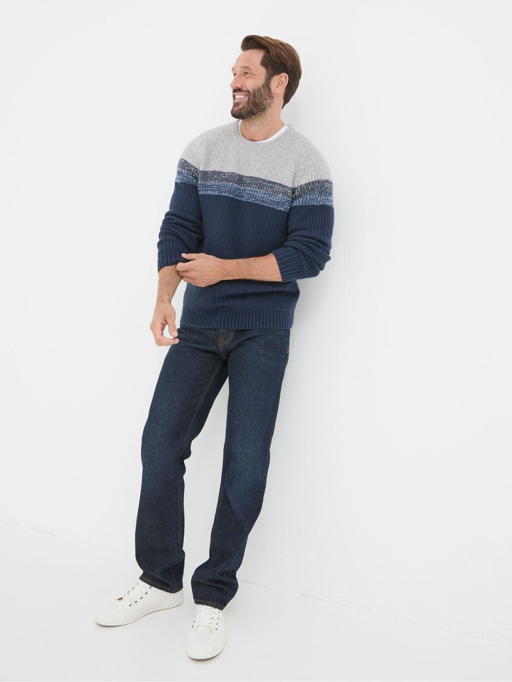 Dark Vintage Blue Straight Fit Jeans