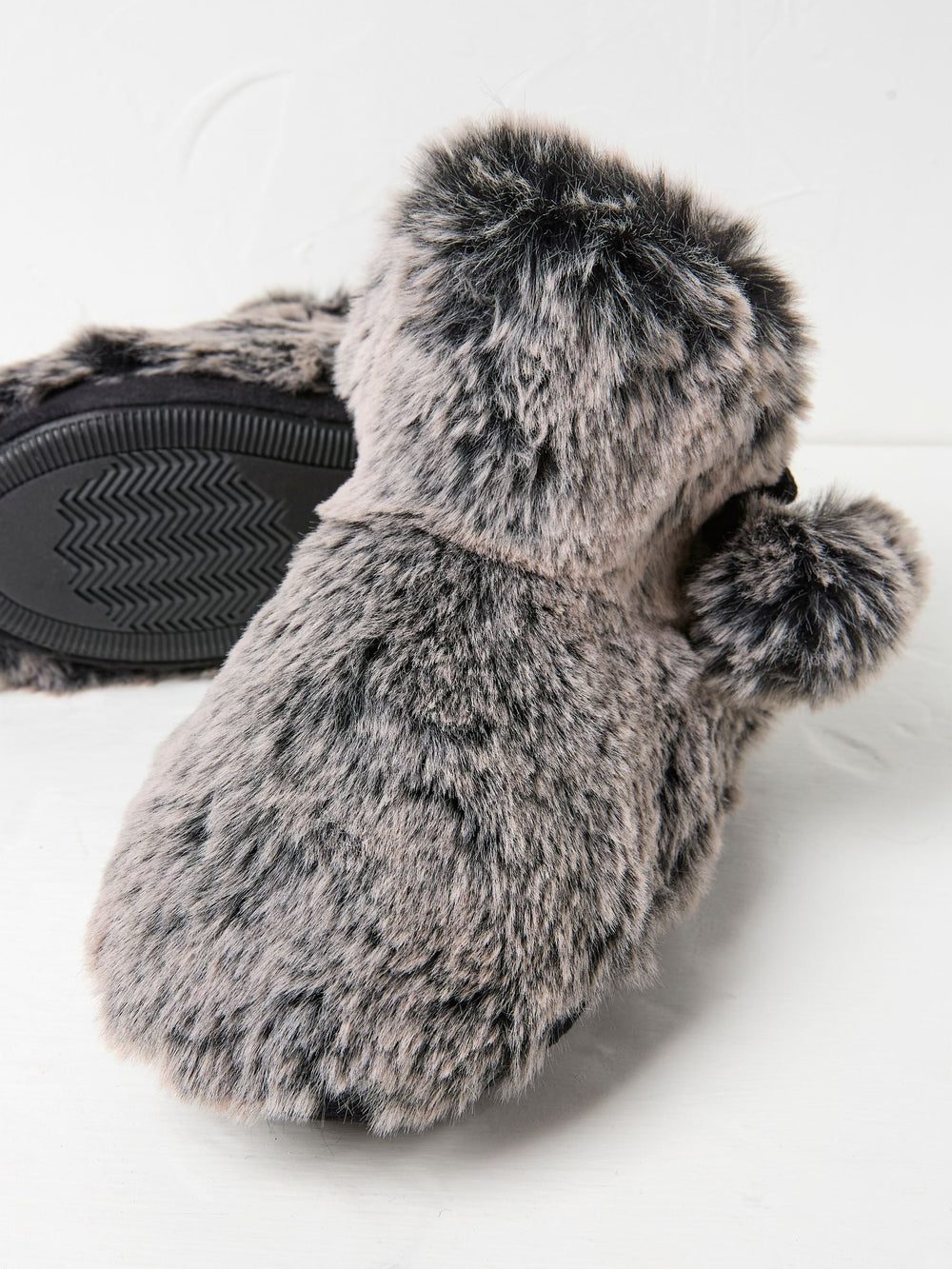 Farah Oatmeal Faux Fur Boots