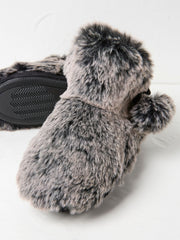 Farah Oatmeal Faux Fur Boots