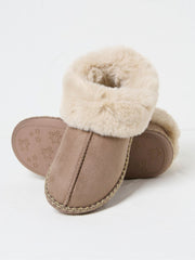 Maia Dark Natural Boots Slippers