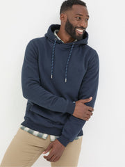Brooke Navy Blue Overhead Hoodie