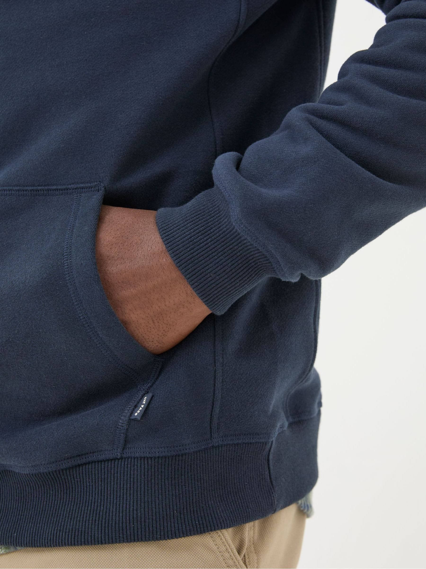 Brooke Navy Blue Overhead Hoodie