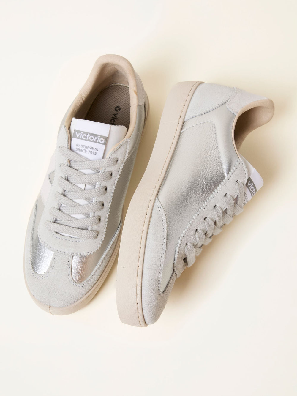 Silver Victoria Silver Berlin Trainers