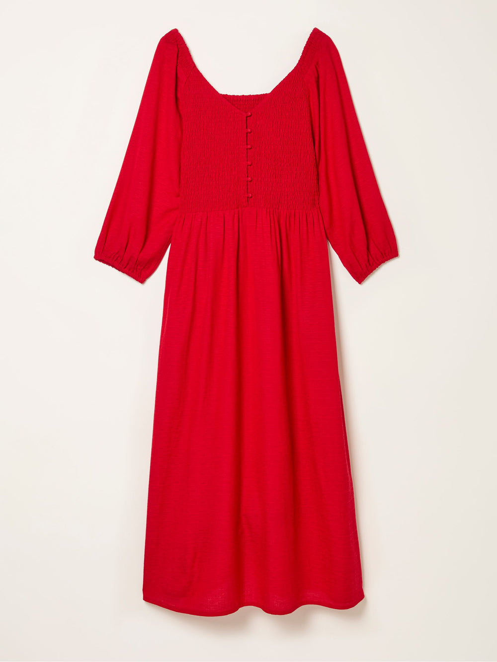 Adele Red Midi Dress